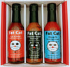 Heat Lovers 3 Bottle Hot Sauce Gift Box - Fat Cat Gourmet Hot Sauce & Specialty Condiments